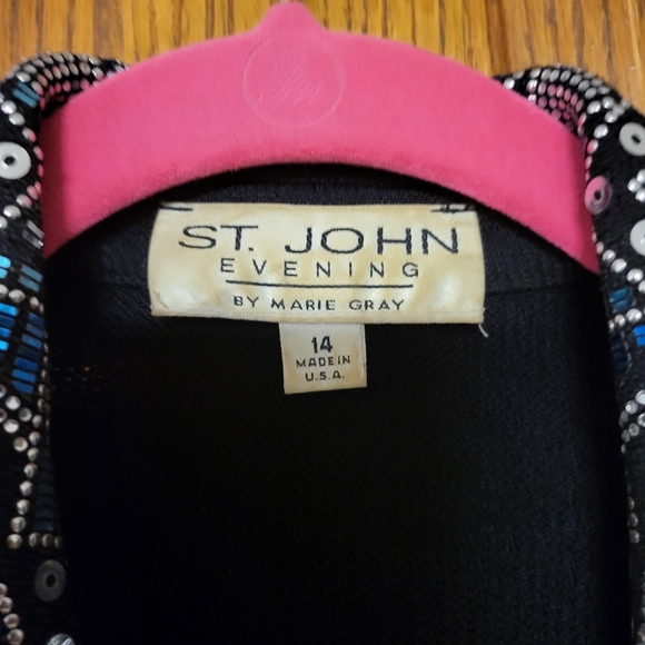 St. John crystal suit jacket - Picture 3 of 7